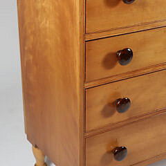 Antique American Cherry Four Drawer Chest