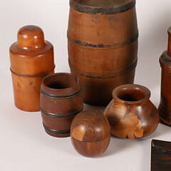 Assorted Group of Vintage and Antique Treen Carvings