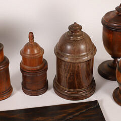 Assorted Group of Vintage and Antique Treen Carvings