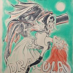 “The Nantucket Stage Company” Poster, Summer 1975, “Dracula”
