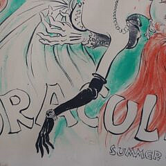 “The Nantucket Stage Company” Poster, Summer 1975, “Dracula”