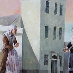 Richard deMenocal Oil on Masonite “Unitarian Church”