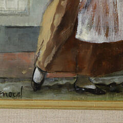 Richard deMenocal Oil on Masonite “Unitarian Church”