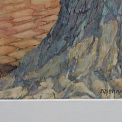 B. Bennett Watercolor “Main Street Gallery”
