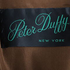 Vintage Mink Coat Retailed by Peter Duffy New York