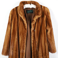 Vintage Mink Coat Retailed by Peter Duffy New York