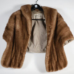 Vintage Mink Stoll Retailed by Beckh’s Fine Furs, Richmond, Virginia