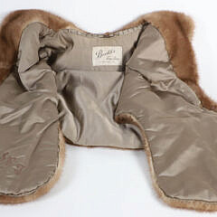 Vintage Mink Stoll Retailed by Beckh’s Fine Furs, Richmond, Virginia