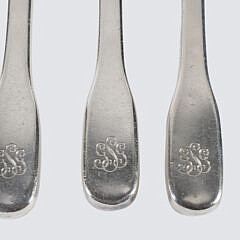 Hans Hansen Sterling Silver Flatware in the “Susanne” Pattern, 68 Pieces