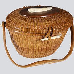 Jose Formoso Reyes Nantucket Friendship Basket, circa 1977