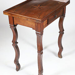 Nautical Inspired Star Inlaid One Drawer Side Table