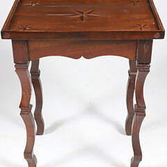 Nautical Inspired Star Inlaid One Drawer Side Table