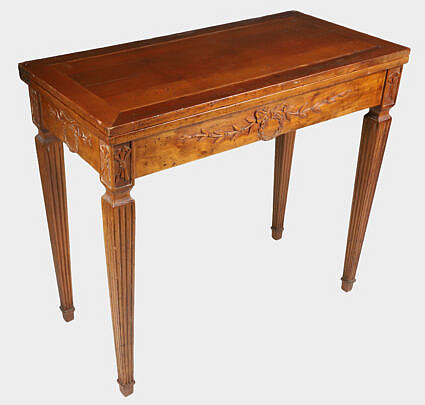 Continental Carved Games Table