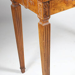 Continental Carved Games Table