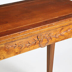Continental Carved Games Table