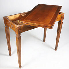 Continental Carved Games Table