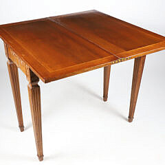 Continental Carved Games Table