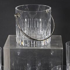 Baccarat Crystal Low and High Ball Glasses and Ice Bucket