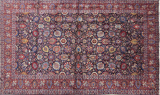 Hand Woven Oriental Room Size Carpet