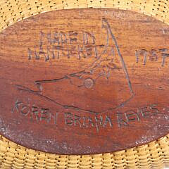 Koren Briana Reyes Nantucket Friendship Basket. circa 1987
