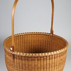 Karol Lindquist Round Swing Handle Nantucket Baske