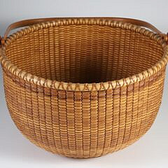 Karol Lindquist Round Swing Handle Nantucket Baske