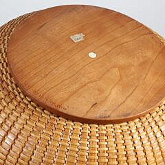Karol Lindquist Round Swing Handle Nantucket Baske