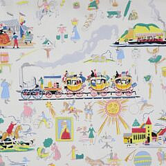 Tony Sarg Framed Wall Paper Fragment