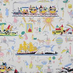 Tony Sarg Framed Wall Paper Fragment