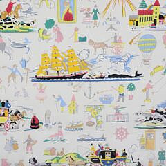 Tony Sarg Framed Wall Paper Fragment