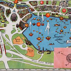 Tony Sarg “The New York 1939 World’s Fair Map Created by Tony Sarg