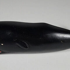 Carved and Painted Full Body Sperm Whale