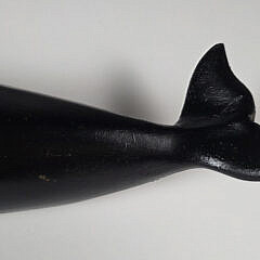 Carved and Painted Full Body Sperm Whale