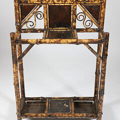 Antique Tortoiseshell Bamboo Umbrella Stand