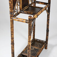 Antique Tortoiseshell Bamboo Umbrella Stand