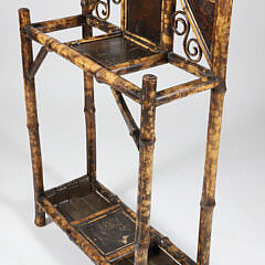 Antique Tortoiseshell Bamboo Umbrella Stand