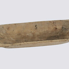 Vintage Scandinavian Hand Carved Dough Trough