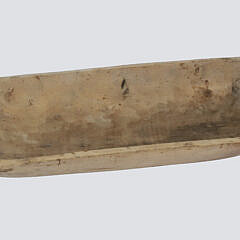 Vintage Scandinavian Hand Carved Dough Trough
