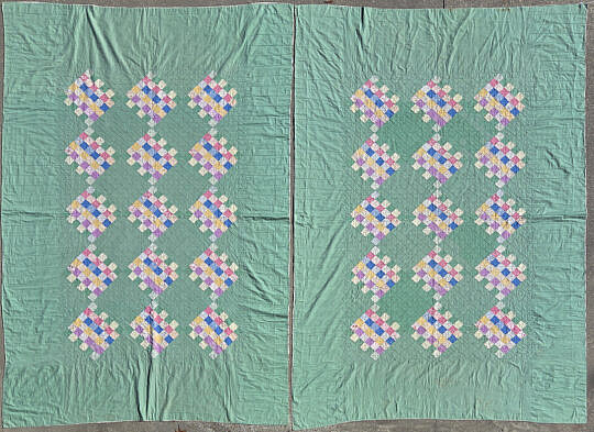 Pair of American Patchwork Quilts, circa 1930s
