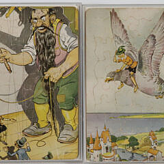 Four Framed Tony Sarg Pinocchio Puzzles