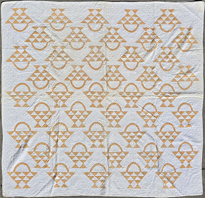 Antique Basket Patchwork Quilt