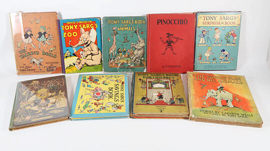 Collection of Nine Tony Sarg Books