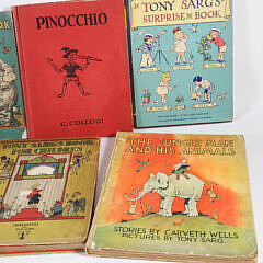 Collection of Nine Tony Sarg Books