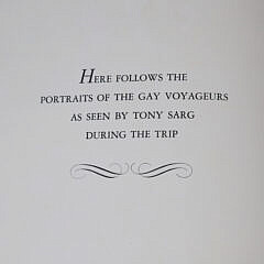 Tony Sarg Book: “The Beaux Arts Boys on the Boulevards” or “The Invasion of Paris in 1931” Limited Ed. #57
