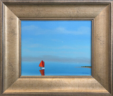 Robert Stark Jr. (1933-2014) Oil on Canvas "Coming Home"