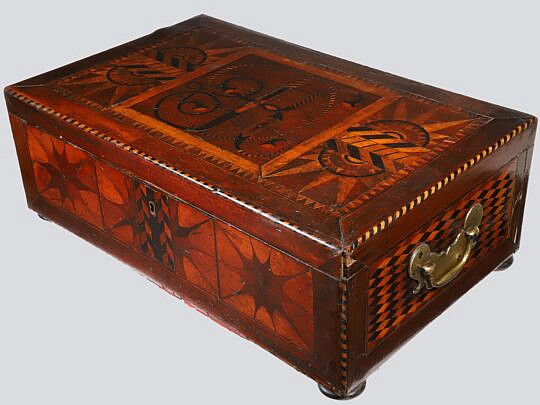 Fine Inlaid Specialty Box, 18th/19th Century