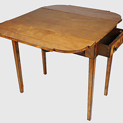 English Maple and Satinwood Pembroke Table