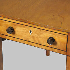 English Maple and Satinwood Pembroke Table