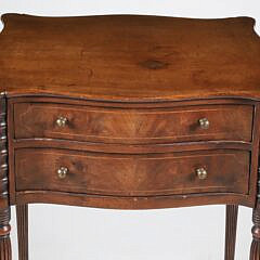 Vintage Federal Style Boston Made Two-Drawer Stand