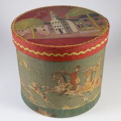 Tony Sarg Decorated Top Hat Box